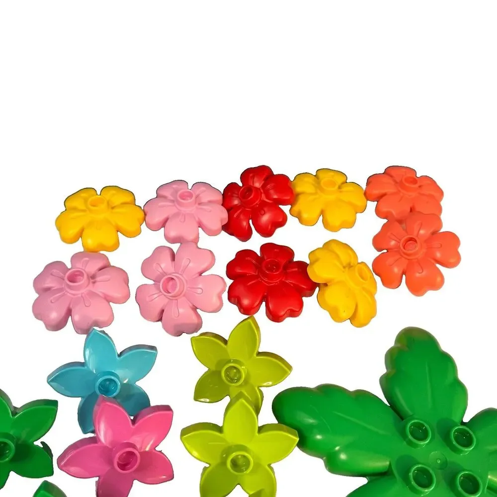 LEGO DUPLO Unique Lot Of 35 Pieces Palms, Flowers, Teapots, Pineapple - Picture 5 of 9